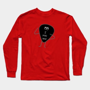 Funny Guitar Pick "I Pick You" Long Sleeve T-Shirt